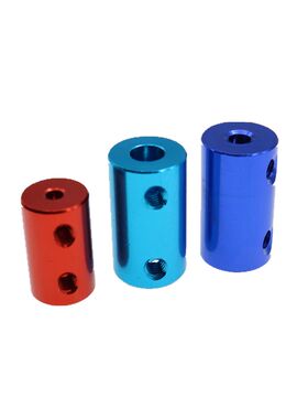 多规格彩色 铝合金联轴器 电机联轴器配件 车模船模连轴器 模型