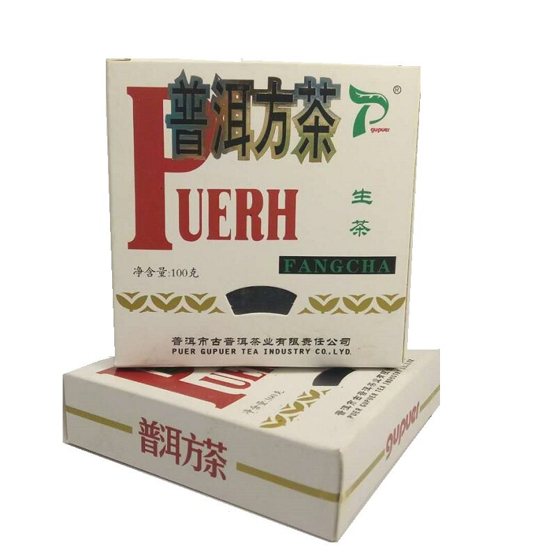 云南思茅古普洱茶叶2008年普洱方茶生茶100g思茅普洱方茶小方砖茶