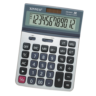 信诺DN-3900太阳能银行会计计算器财务办公商业用计算机包邮 带摇头可调整屏幕角度