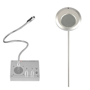 银新YX-2007B银行窗口双向对讲机扩音器麦克风医院车站对讲器话筒