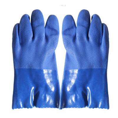 东亚防水耐酸碱浸塑橡胶手套