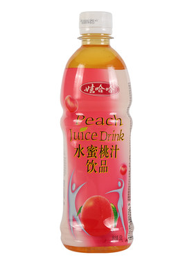 娃哈哈水蜜桃汁500g*9瓶