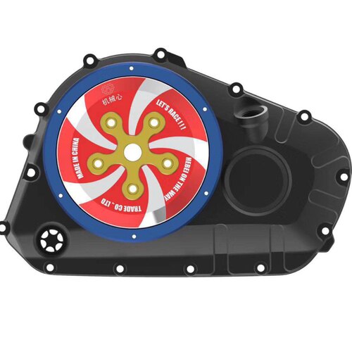 适用豪爵铃木DR300 GW250 GSX250R透明离合盖 改装透明发动机盖