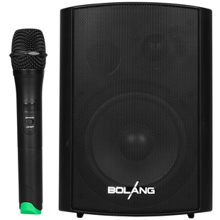 有源壁挂音箱套装无线话筒会议音箱无线蓝牙音箱自带功放店铺音响