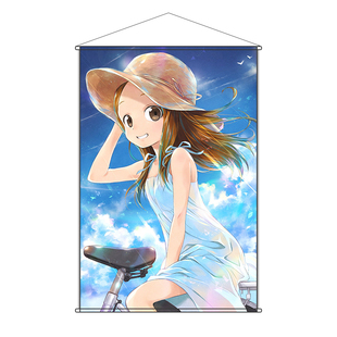 擅长捉弄的高木同学西片动漫挂画卷轴壁画海报宅品二次元周边包邮