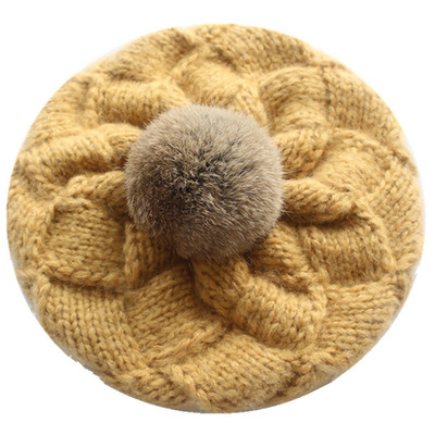 毛线帽子女秋冬季韩版百搭日系