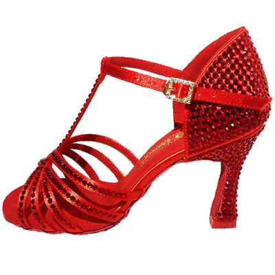 Professional latin dance shoes for performance competition