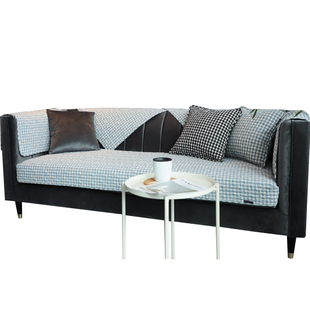 雨朵 水洗棉经典格子全棉沙发垫布艺防滑四季通用客厅沙发套巾