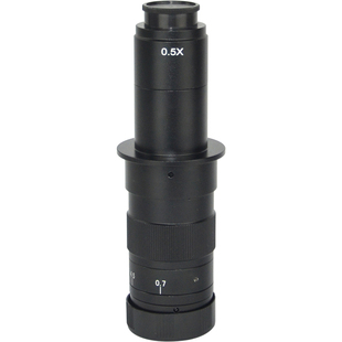 高品显微镜电子目镜单筒镜头0.35X 0.5X 1X 减倍物镜0.5X增倍2X 工业0.7-4.5X连续变倍光学防尘镜视频XDC-10A