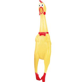 惨叫鸡绝望的战斗鸡人也可玩大号宠物发声狗玩具叫声真的惨包邮