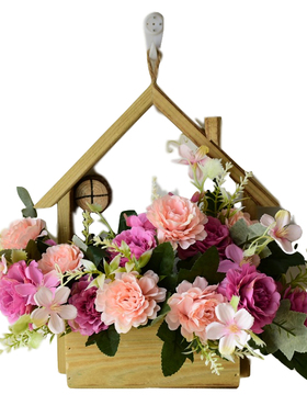 墙壁花篮家居客厅卧室阳台挂饰