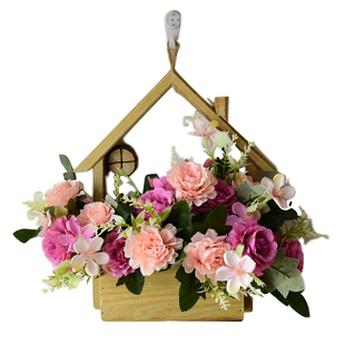 创意墙壁挂饰壁挂花篮家居客厅卧室阳台墙上装饰挂花餐厅墙面挂件