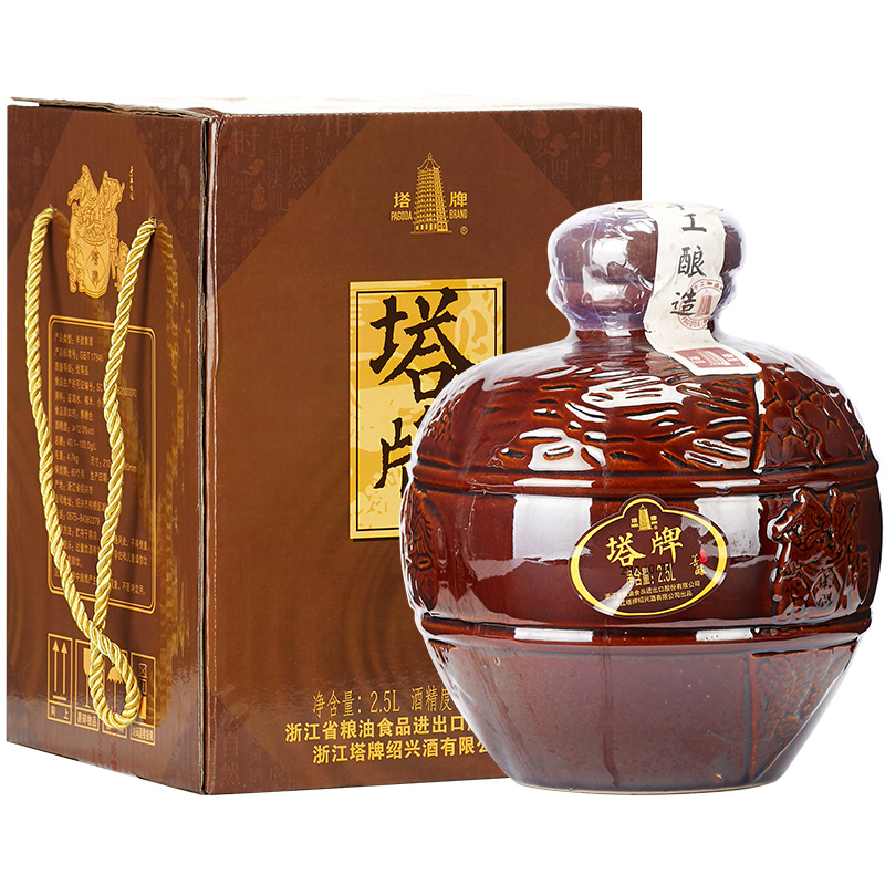塔牌绍兴黄酒陈年善酿酒2.5L礼盒