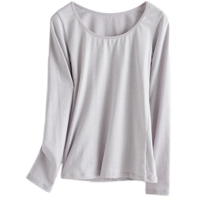 薄款长袖全棉打底衫保暖内衣