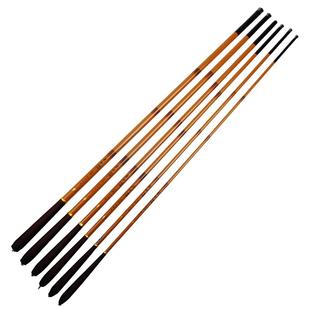 牧马人鱼竿虚竹3.6/4.5/6.3/7.2米碳素轻台钓鱼竿中通竿带轮渔具