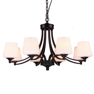 美式简约客厅灯中古风吊灯大气餐厅饭桌复古卧室书房乡村新款灯具