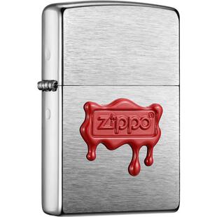 Zippo防风打火机 火印记忆 暗红蜡封神秘预兆 之宝打火机|29492