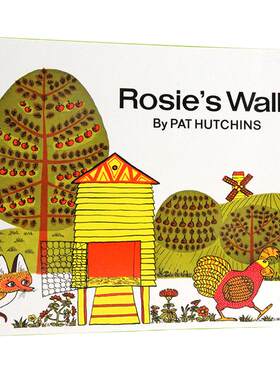 进口英文原版绘本 Rosie's Walk 母鸡萝丝去散步 Pat Hutchins 廖彩杏书单儿童绘本 儿童启蒙学习英文版 平装