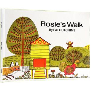 进口英文原版绘本 Rosie's Walk 母鸡萝丝去散步 Pat Hutchins 廖彩杏书单儿童绘本 儿童启蒙学习英文版 平装
