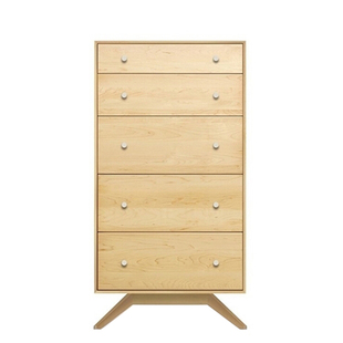 Design.M北欧实木 设计师家具 astrid 5 drawers dresser/5抽边柜