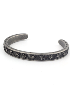 欧美风ins李荣浩复古五角星手环