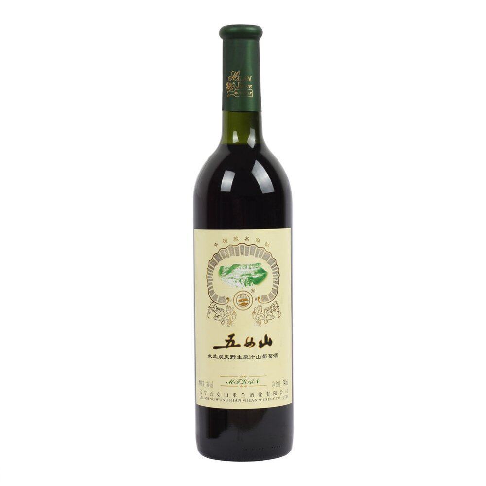 辽宁五女山米兰双庆山葡萄酒