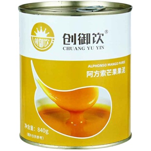 SWAD阿方索芒果泥印度进口芒果原浆果泥酱冰沙粥杨枝甘露原料850g