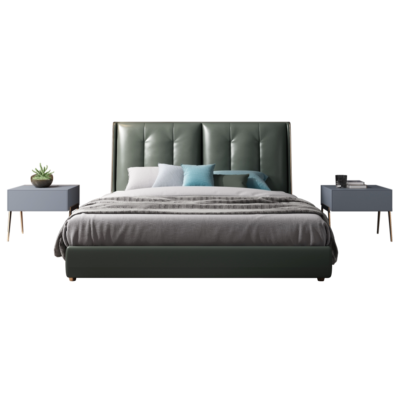 妮曼迪主卧现代简约床榻榻米真皮床口碑评测啥样?真实使用心得,不看后悔