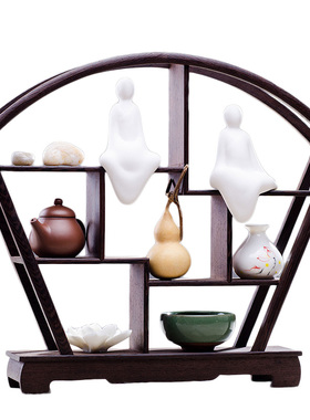 新中式博古架摆件室内装饰品