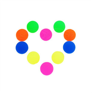 32彩色磨砂透明夜光橡胶浮水弹力球儿童宠物彩色乐园扭蛋机跳跳球