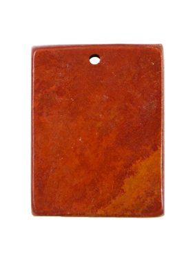 正宗泗滨砭石方佩天然泗水红砭石无事牌吊坠项坠挂件舒筋通络