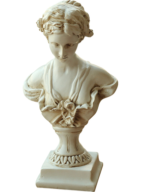 欧式创意维纳斯少女头像艺术摆件