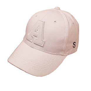 亲子白色棒球帽儿童鸭舌帽男童嘻哈帽女童街舞帽刺绣字母遮阳帽潮