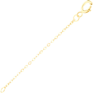 纯银diy配件 18K金延长链项链加长延长链黄金玫瑰金O字链尾链链条