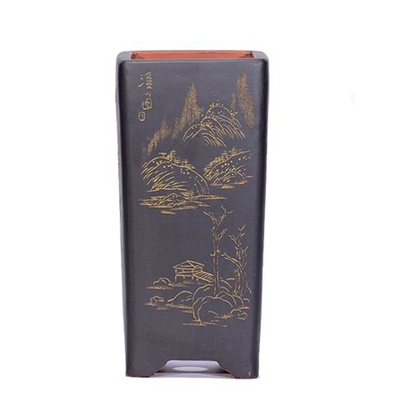 紫砂小桌面盆精品手工微景观盆