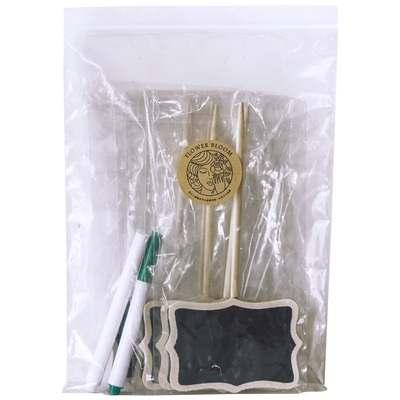 花开了小黑板夹牌5个园艺植物