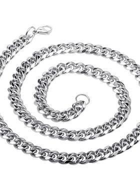 古巴项链男潮粗嘻哈搭配轻奢小众