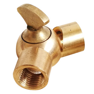 纯铜双通两通旋转头转接摇头摇臂台灯落地灯壁灯吊灯DIY灯具配件