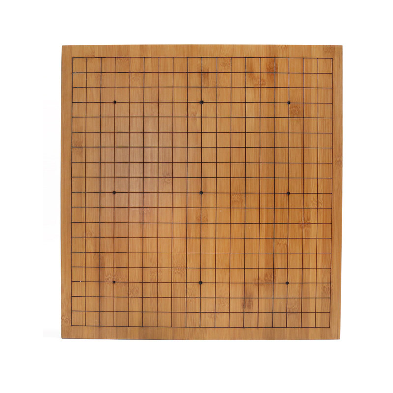 2cm碳化本色全竹刻线两用棋盘 围棋盘 中国象棋盘 五子棋 可定制