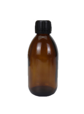 酵素带盖茶色玻璃密封瓶