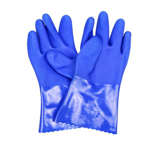 海太尔耐油耐强酸碱手套超长加厚防滑耐磨防化劳保工业防护手套