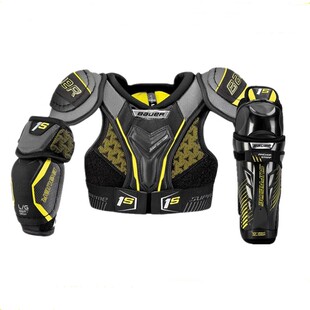 新款鲍尔Bauer 1S儿童冰球护具 儿童护胸/护腿/护肘/护膝 mx3新款