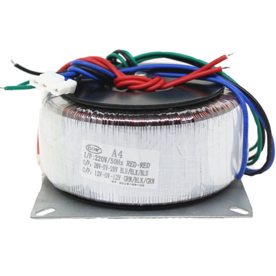 220V转双28V双12V音响环牛变压器20V22V24V26V30V环形隔离火牛18V