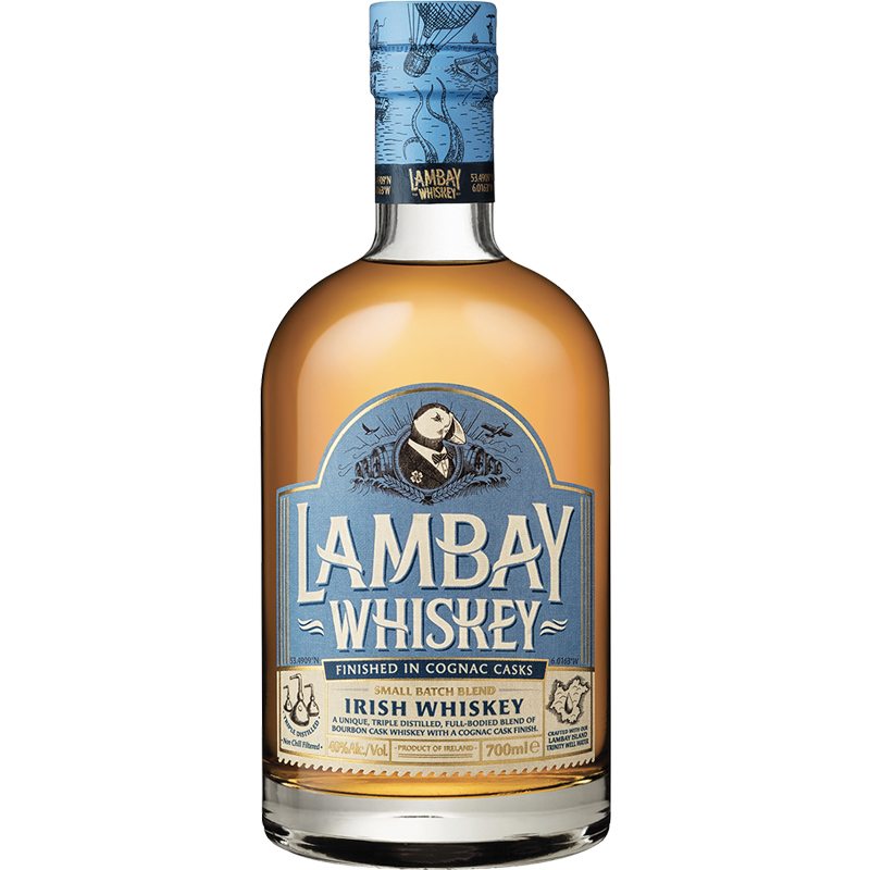 CAMUS卡慕蓝嵌爱尔兰威士忌700mlLambay Irish Whiskey Blend