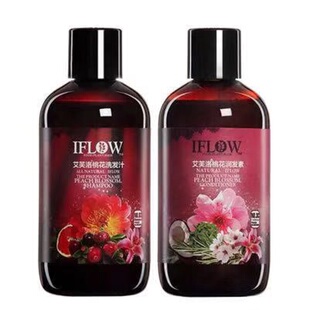 正品iflow艾芙洛洗发水3号绯闻小姐桃花汁护发素修复烫染毛糙套装