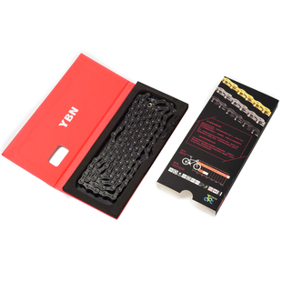 YBN SLA雅邦22速链条半镂空山地公路自行车11速黑钻链条带魔术扣