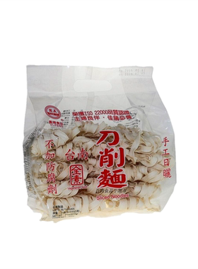 义峰台湾进口特产600g全素刀削面