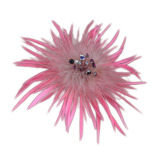 欧美胸针女夸张花朵胸花主持司仪胸花个性羽毛胸花日韩胸针饰品