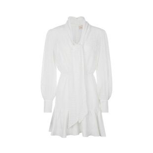 国现-澳洲Keepsake 新款气质蝴蝶结系带高腰修身连衣裙