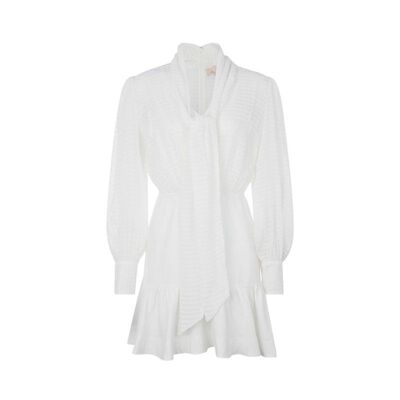 国现-澳洲Keepsake 新款气质蝴蝶结系带高腰修身连衣裙